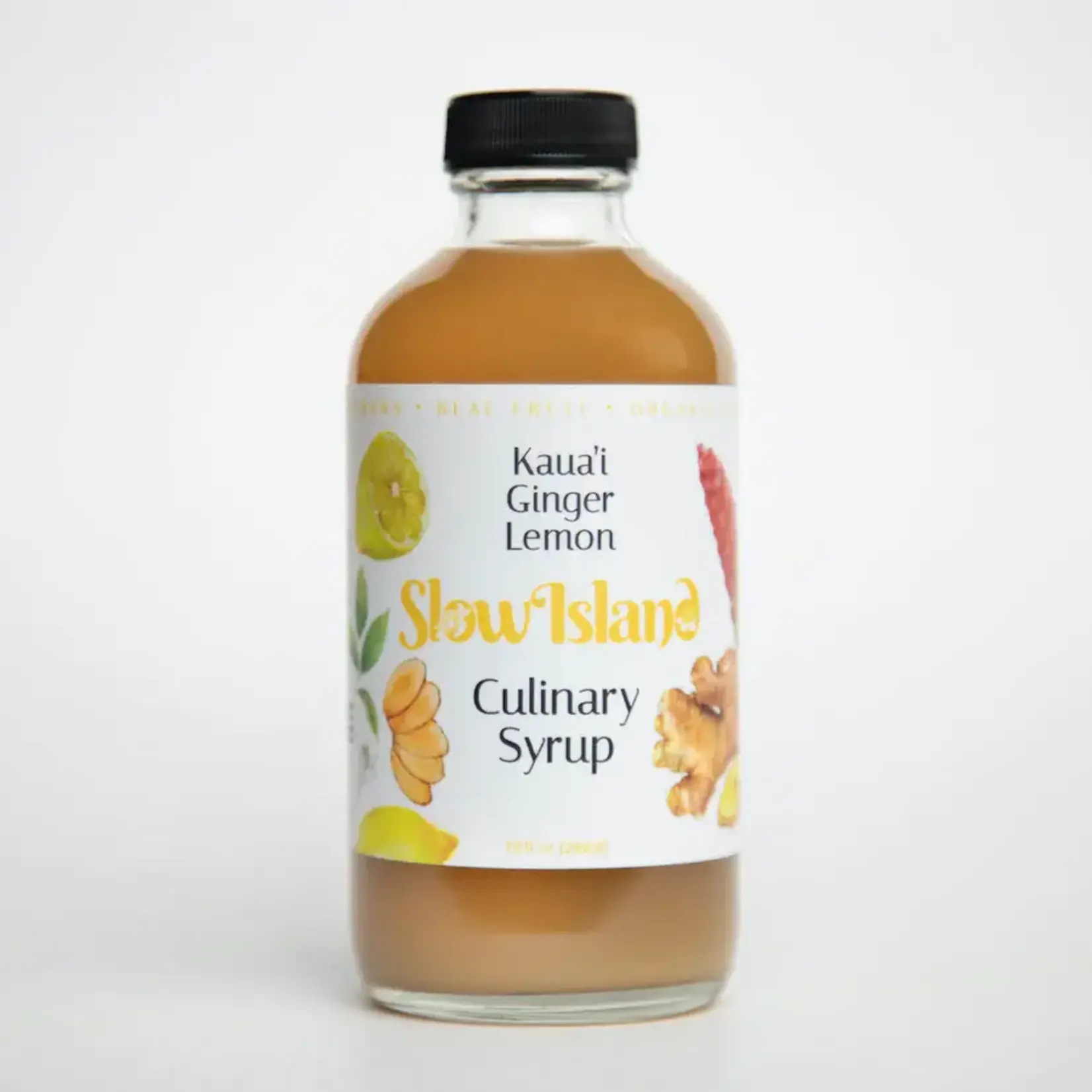 Slow Island Co. Ginger Lemon Culinary Syrup 10 oz.