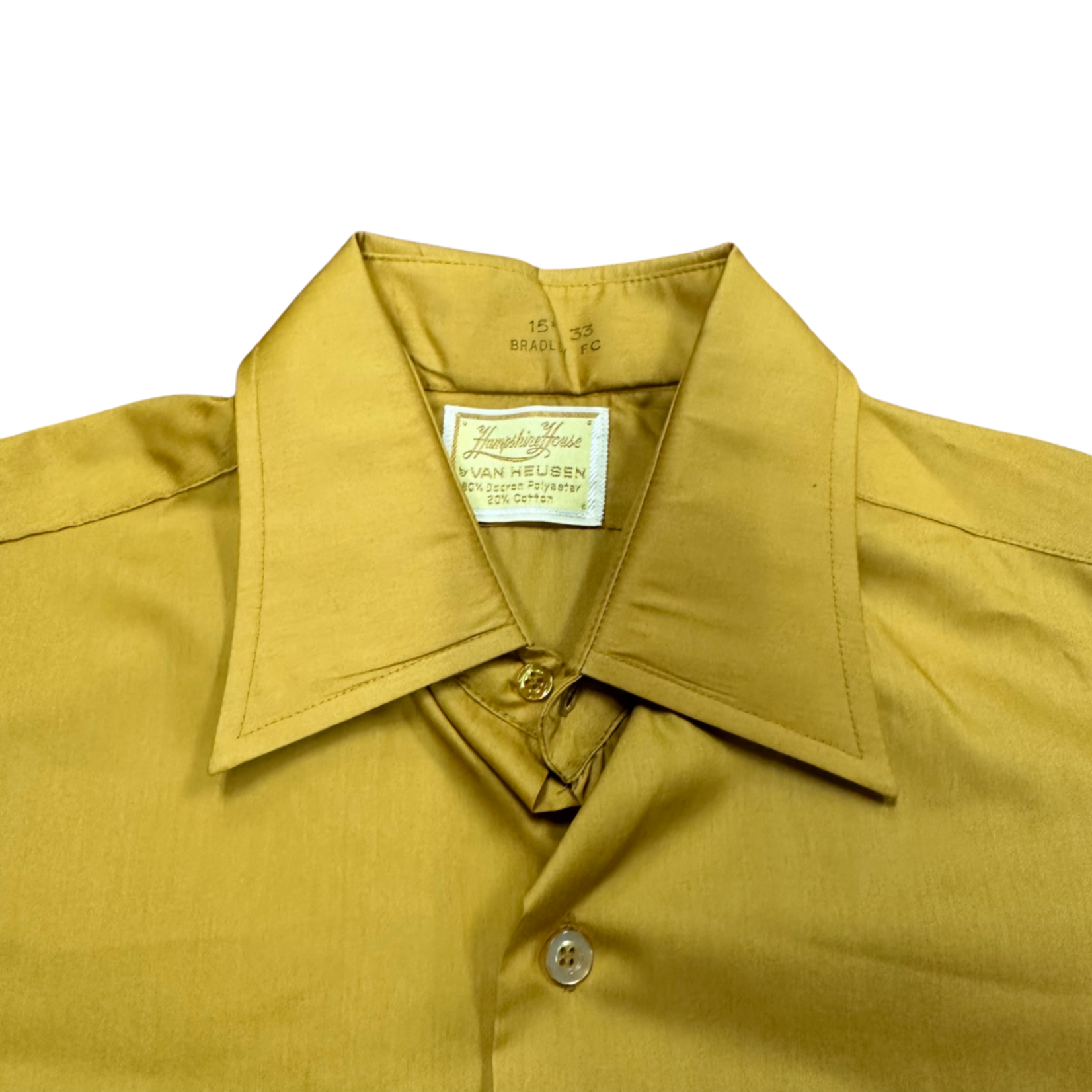 Mission Zero Men's Vintage Dress Shirt -Hampshire House by Van Heusen - M/L