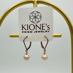 Kione’s Prism Jewelry Pink Fresh Water Pearl 14kt RGF Earrings