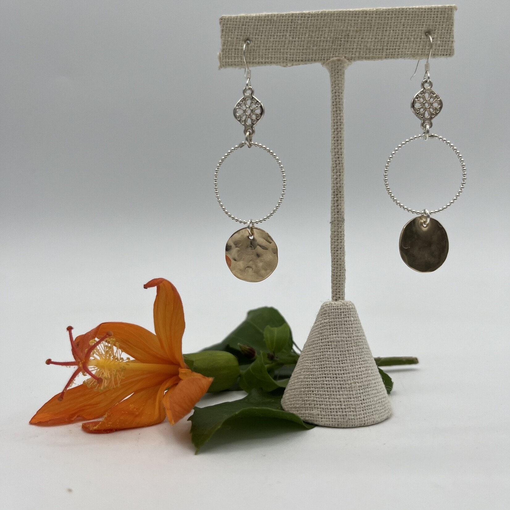 Shell Of A Life Treasure Hunting GF Coins + Silver Earrings