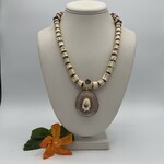 Shell Of A Life Opihi + Fish Centrum Bone GF Necklace