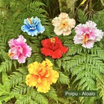 Puka Surf Co. Hawaii Poipu - 5” Hibiscus Hair Pick -
