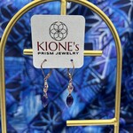 Kione’s Prism Jewelry Amethyst + Rose GF Earrings