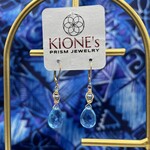 Kione’s Prism Jewelry Sapphire + Sterling Silver Earrings