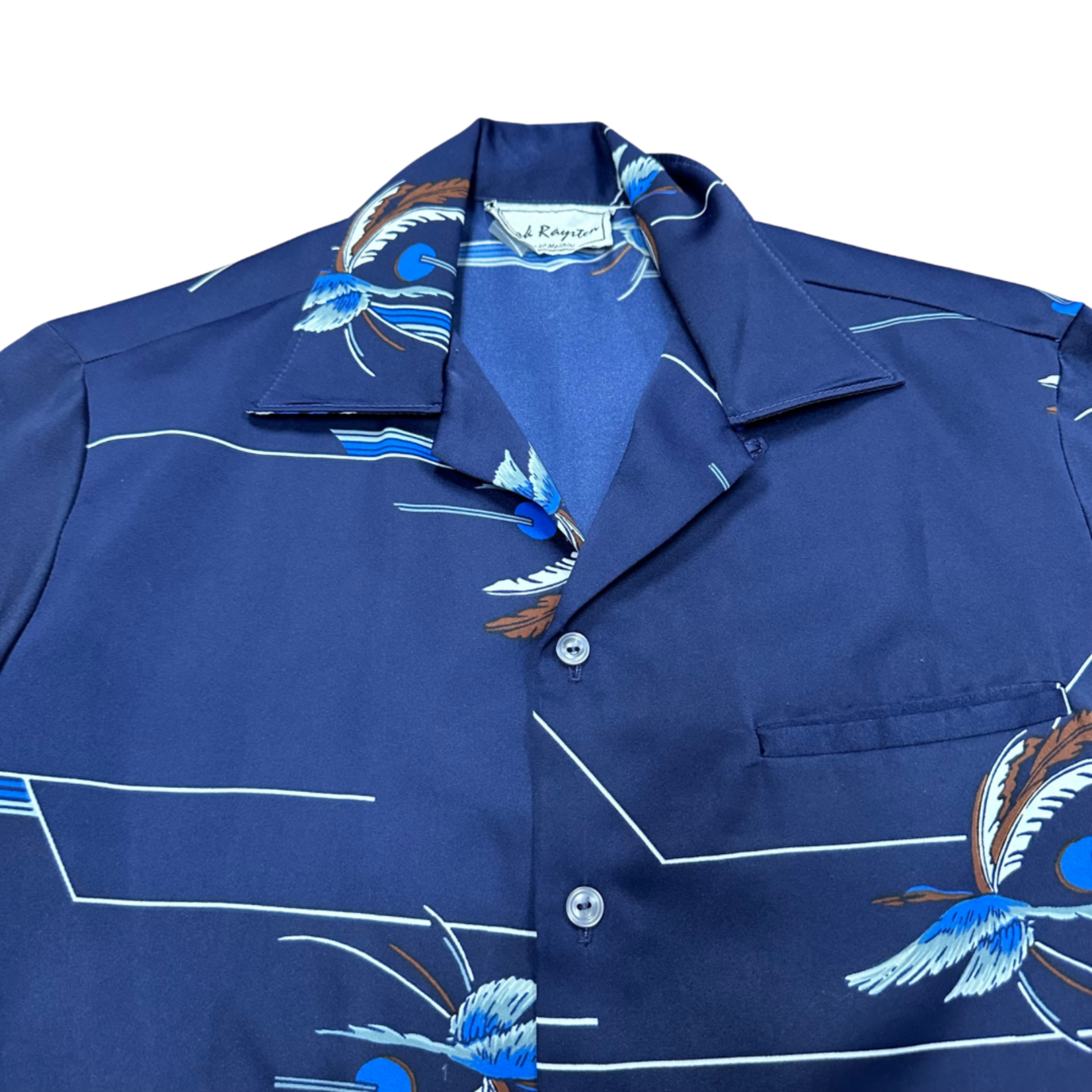 Mission Zero Men's Vintage Aloha Shirt- Small - Mark Raysten