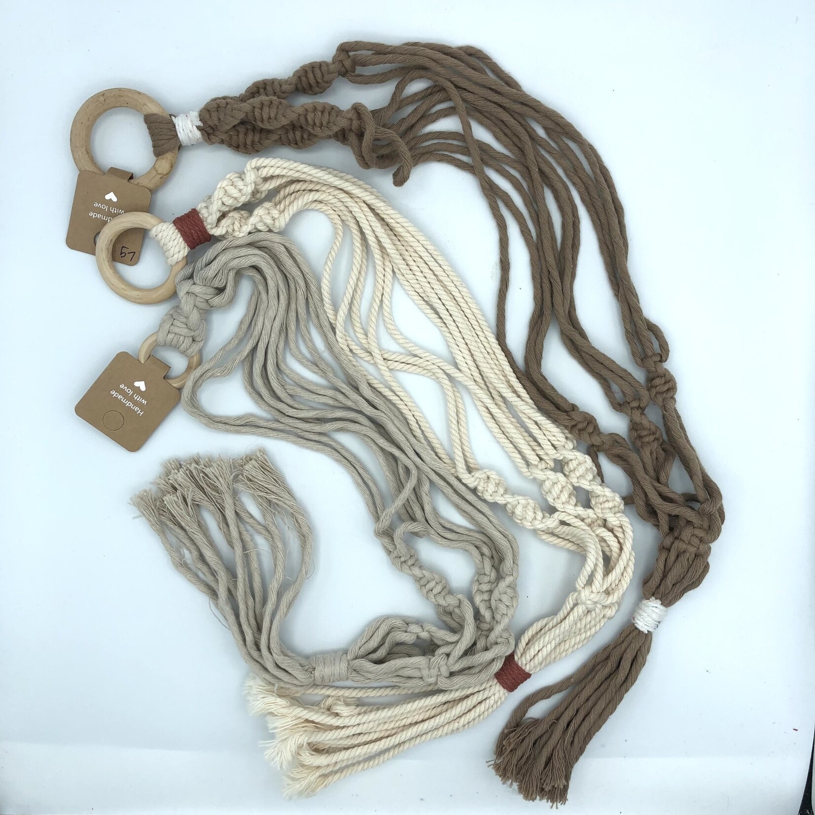 Little McKfarm Macrame Plant Hanger - Asst. Colors (Each Unique)