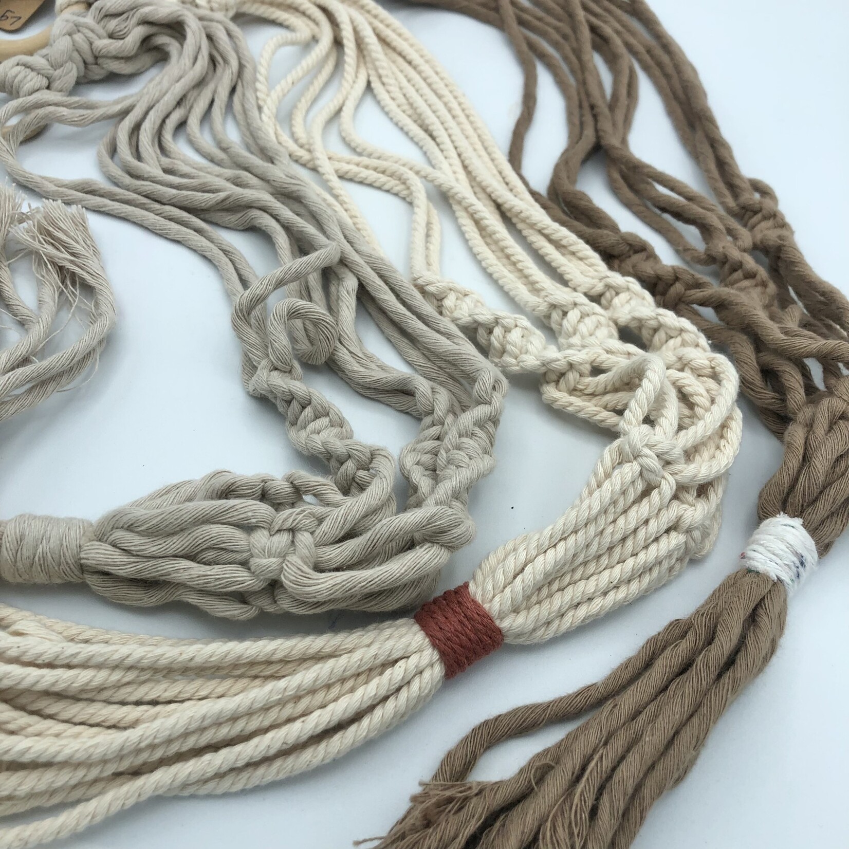 Little McKfarm Macrame Plant Hanger - Asst. Colors (Each Unique)