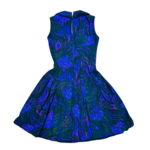 Mission Zero Women’s Vintage 60’s Vibrant Floral Dress w/ Metal Zipper Sm.