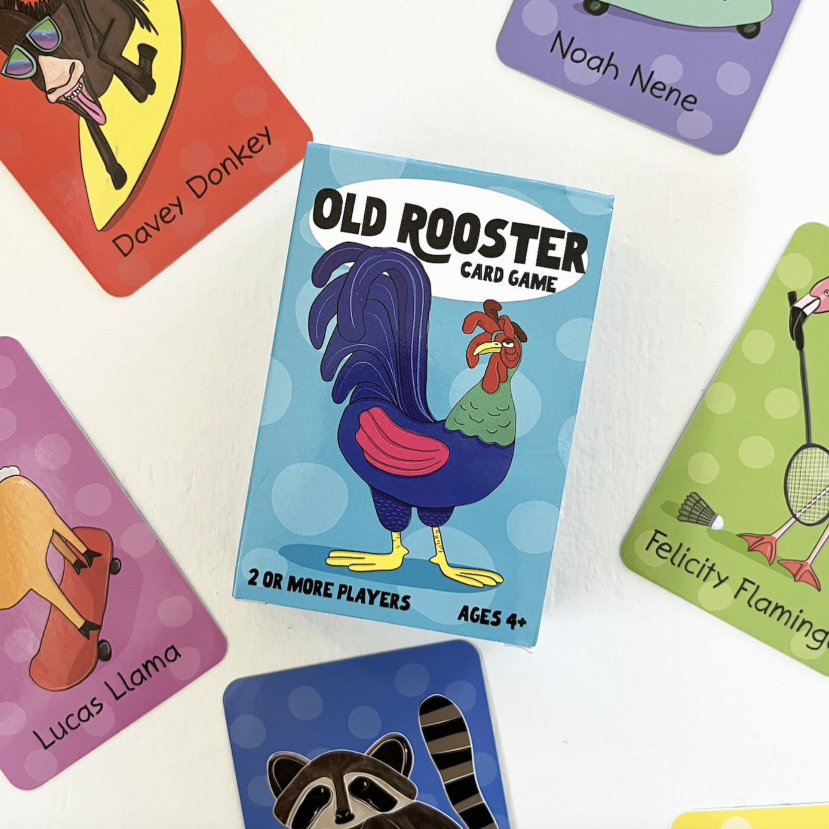 Sugar Skull Old Rooster Card Game