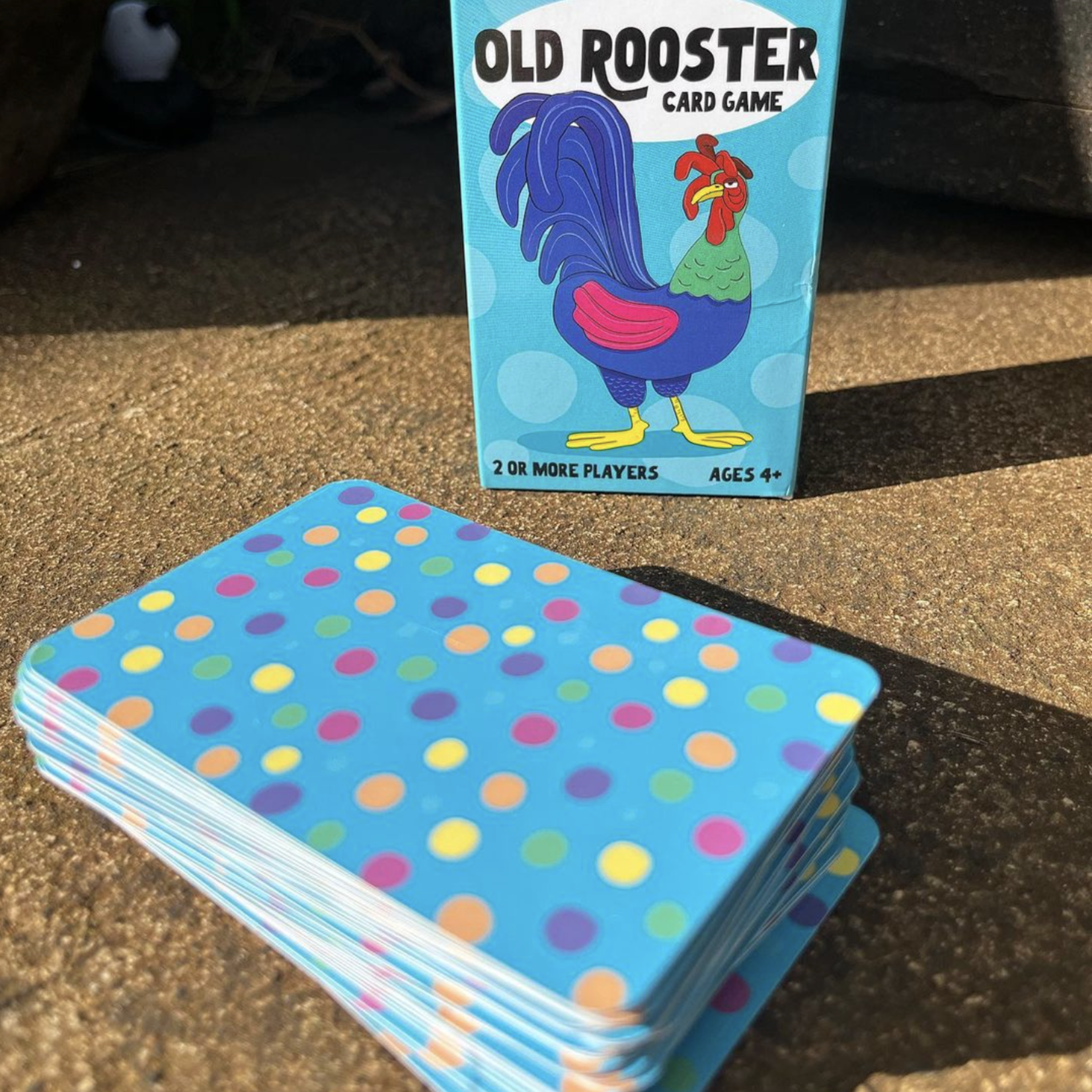 Sugar Skull Old Rooster Card Game