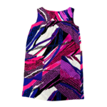 Mission Zero Women's Vintage Dress - No Label - Purple Barkcloth Small