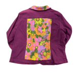 The HK Experience Upcycled Denim Jacket - Groovy Pua - Petite XL