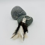 Puka Surf Co. Hawaii Real Kauai Chicken Feather Keychain #035