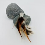 Puka Surf Co. Hawaii Real Kauai Chicken Feather Keychain #041