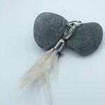 Puka Surf Co. Hawaii Real Kauai Chicken Feather Keychain #048