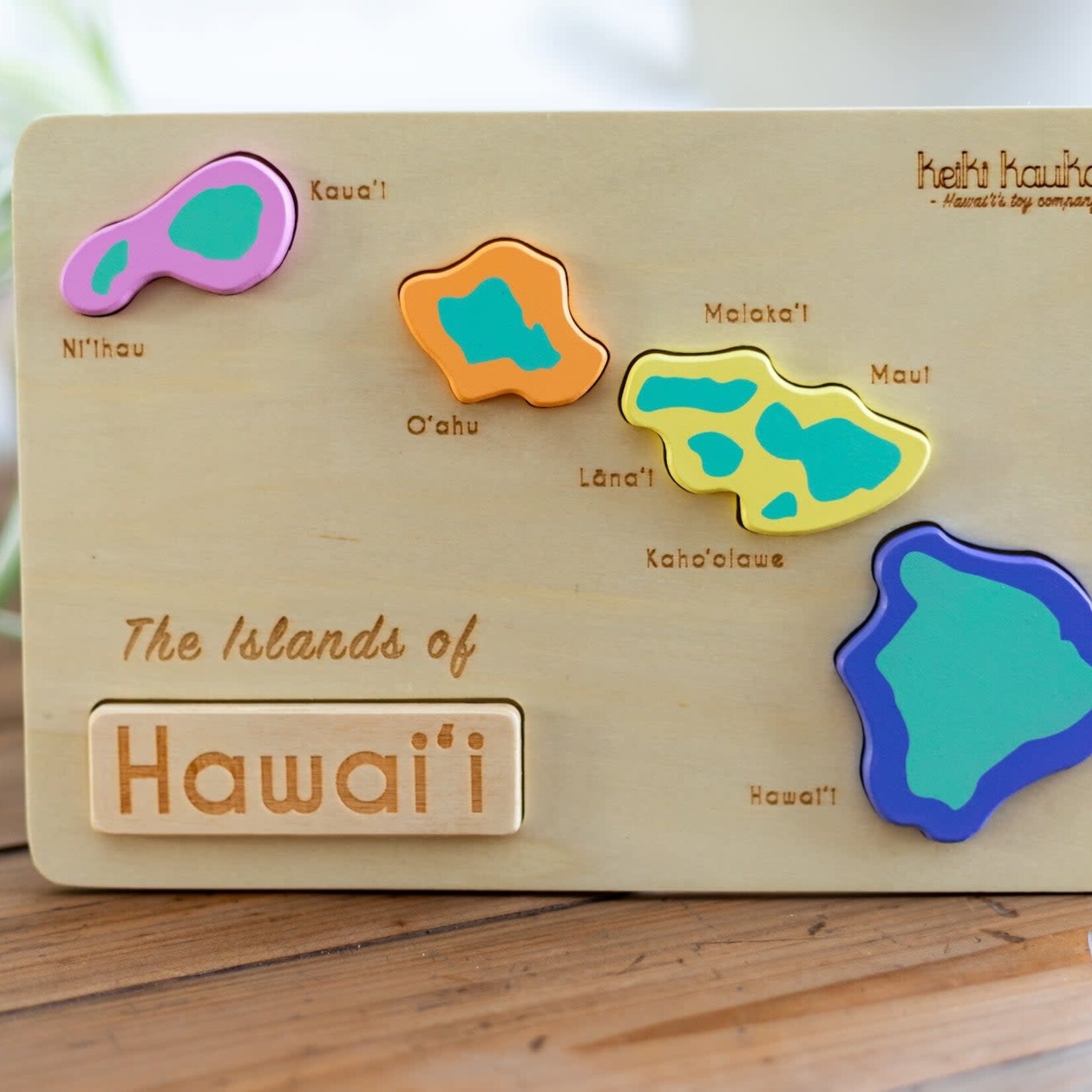 Sugar Skull Keiki Kaukau - Hawaiian Islands Puzzle