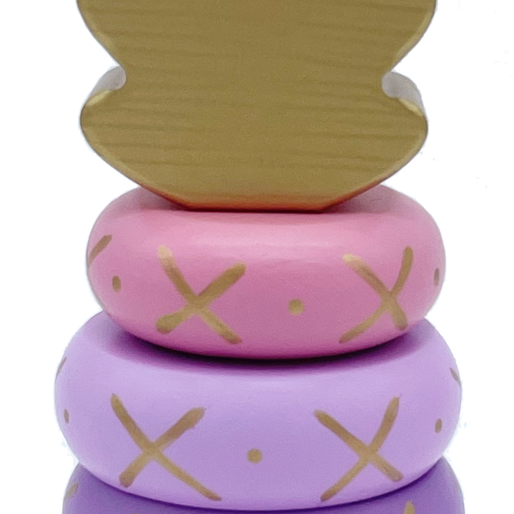 Sugar Skull Keiki Kaukau - Pink Pineapple Stacking Toy