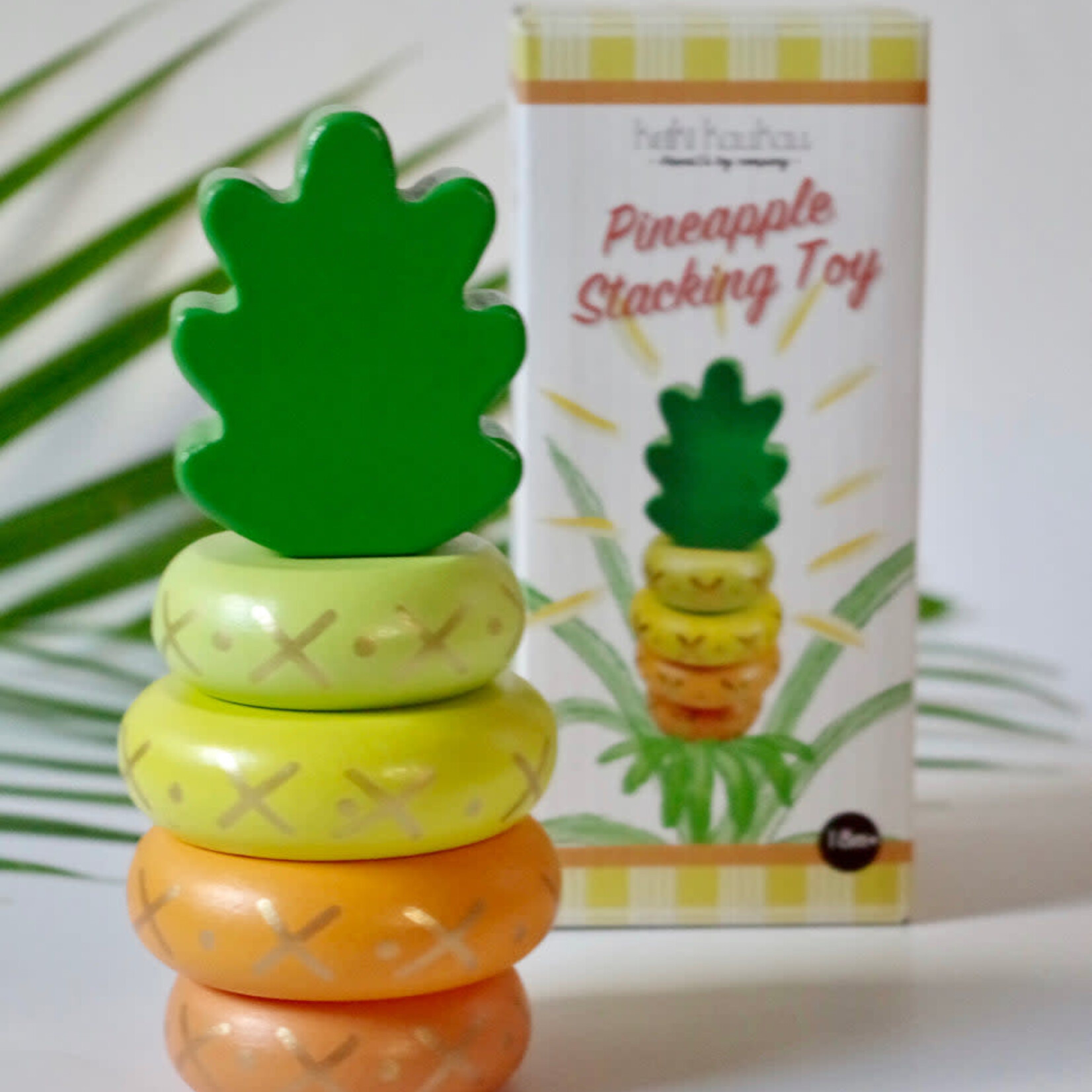 Sugar Skull Keiki Kaukau - Yellow Pineapple Stacking Toy