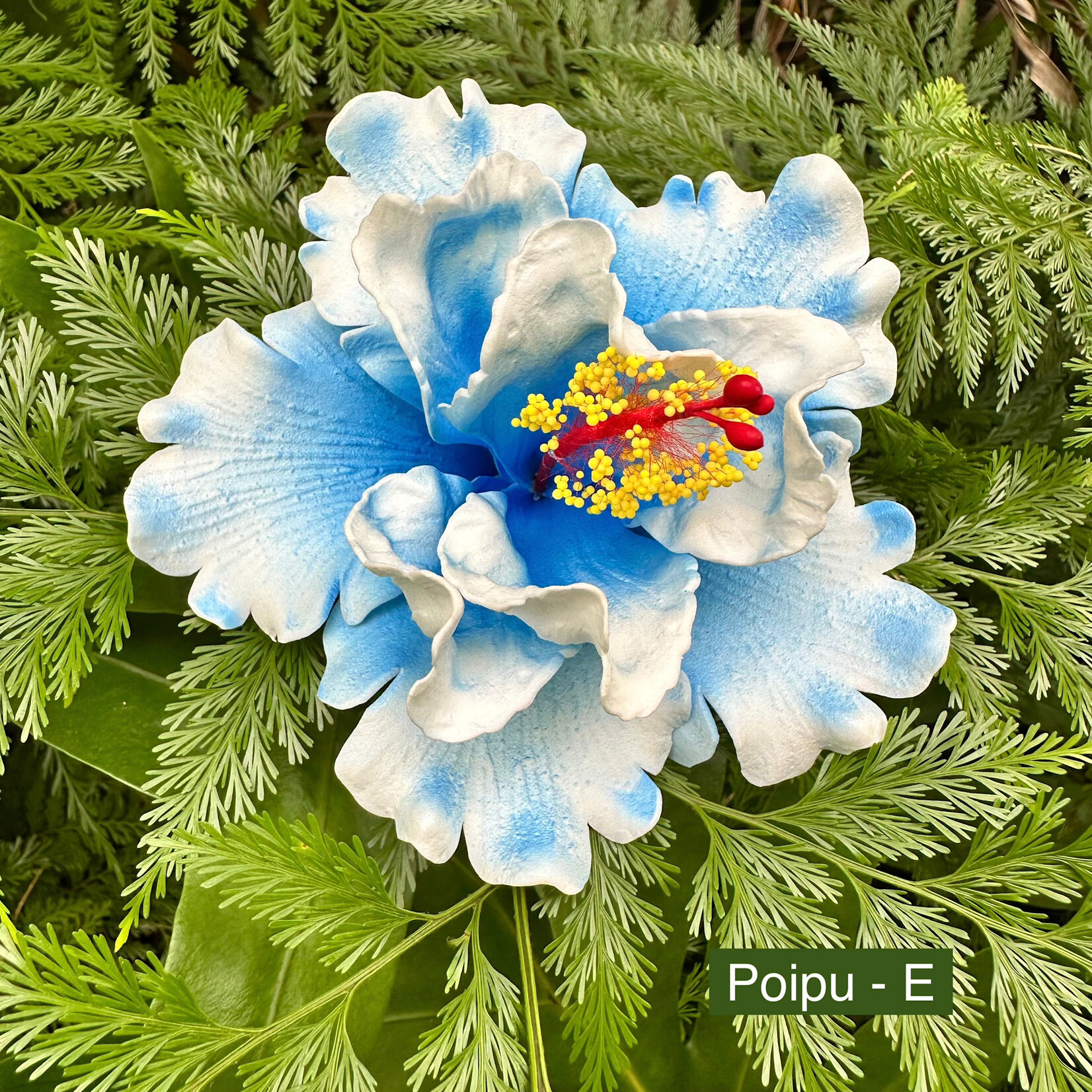 Puka Surf Co. Hawaii Poipu - 5” Hibiscus Hair Pick -