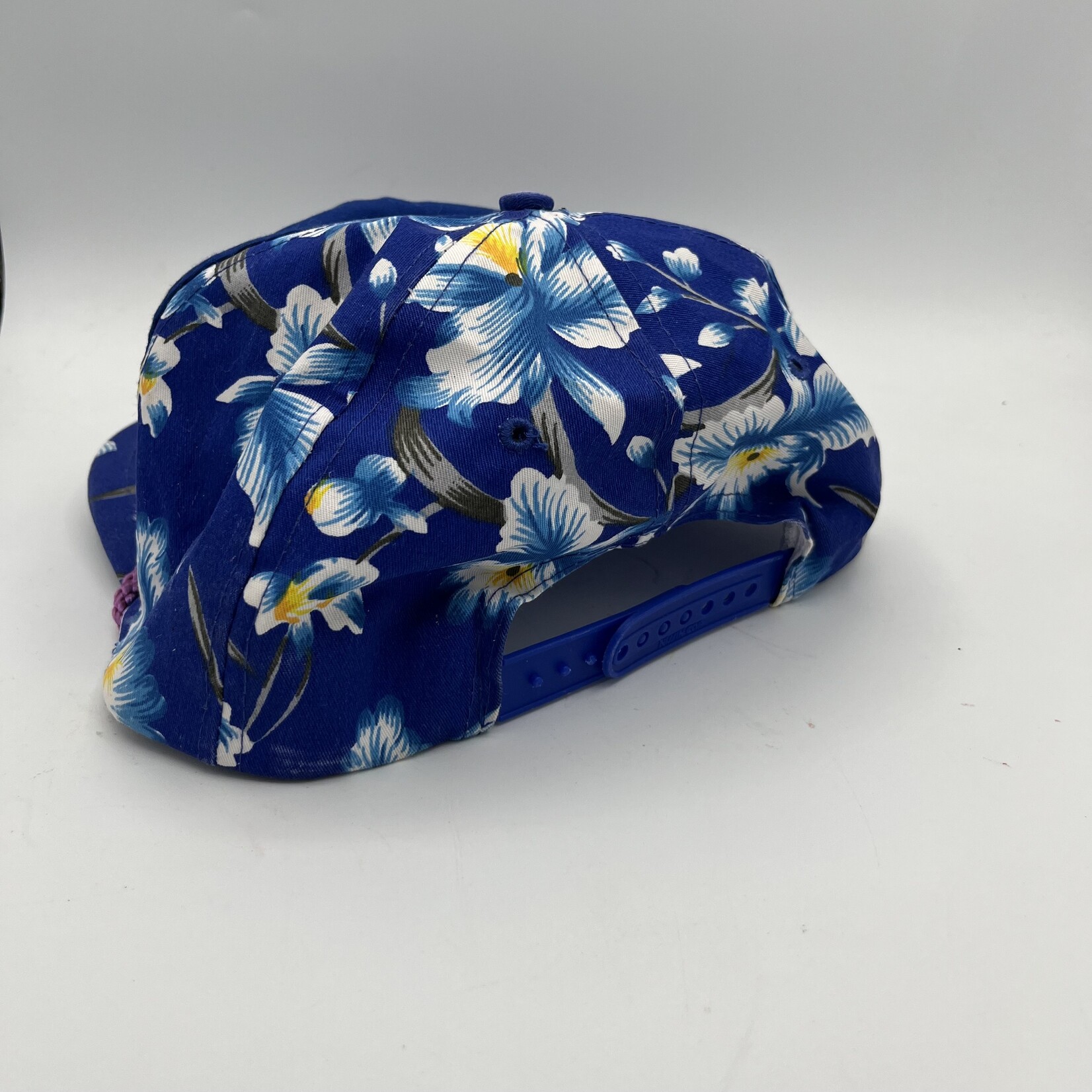 Mission Zero Vintage SnapBack Hat - Blue Flower Hat