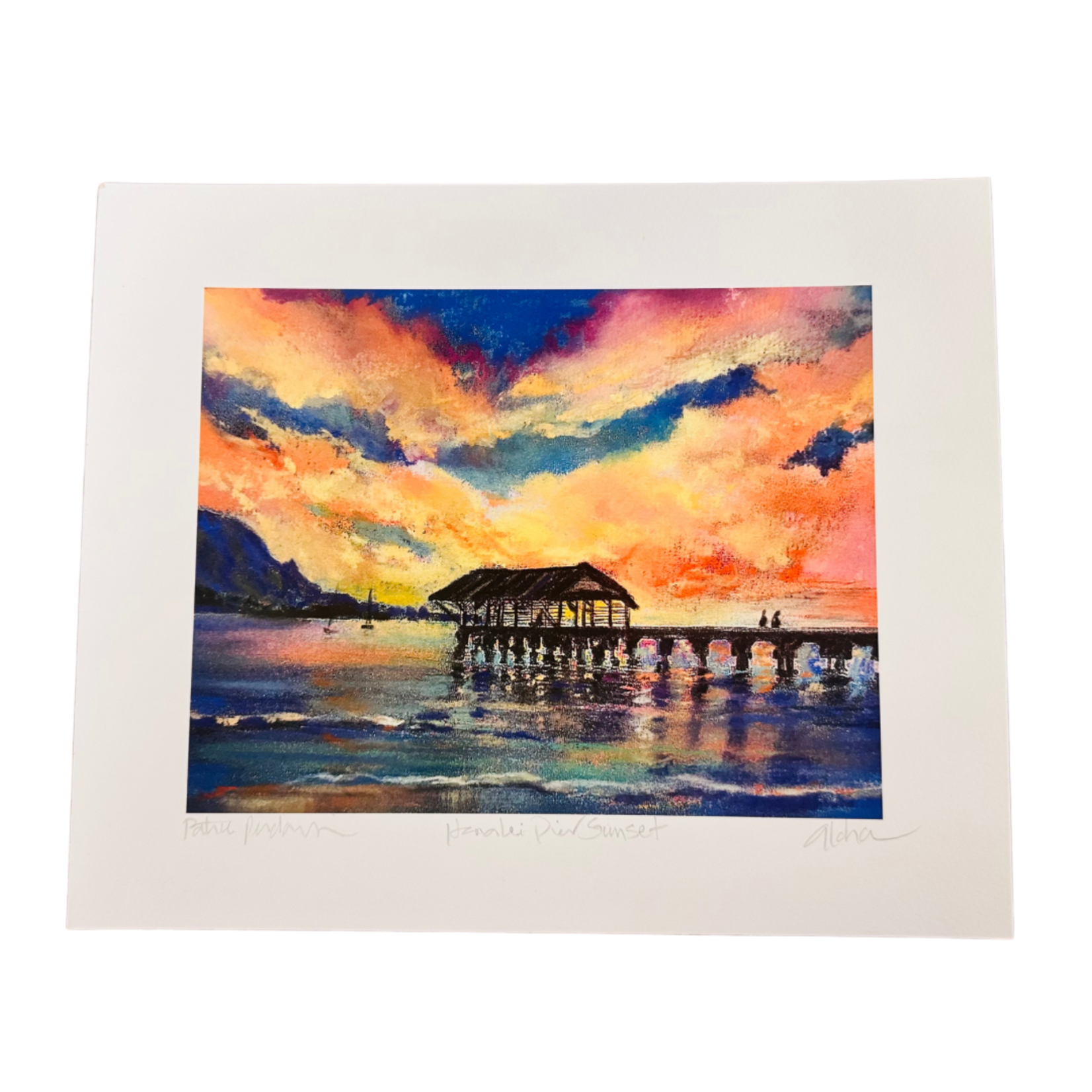 Patrice Pendarvis Studio Hanalei Pier Sunset