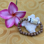 Shell Of A Life Cowrie + Bodhi + Wood Bead Bracelet