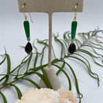 Shell Of A Life Jade Bead + Nerite Triton Shell Earrings