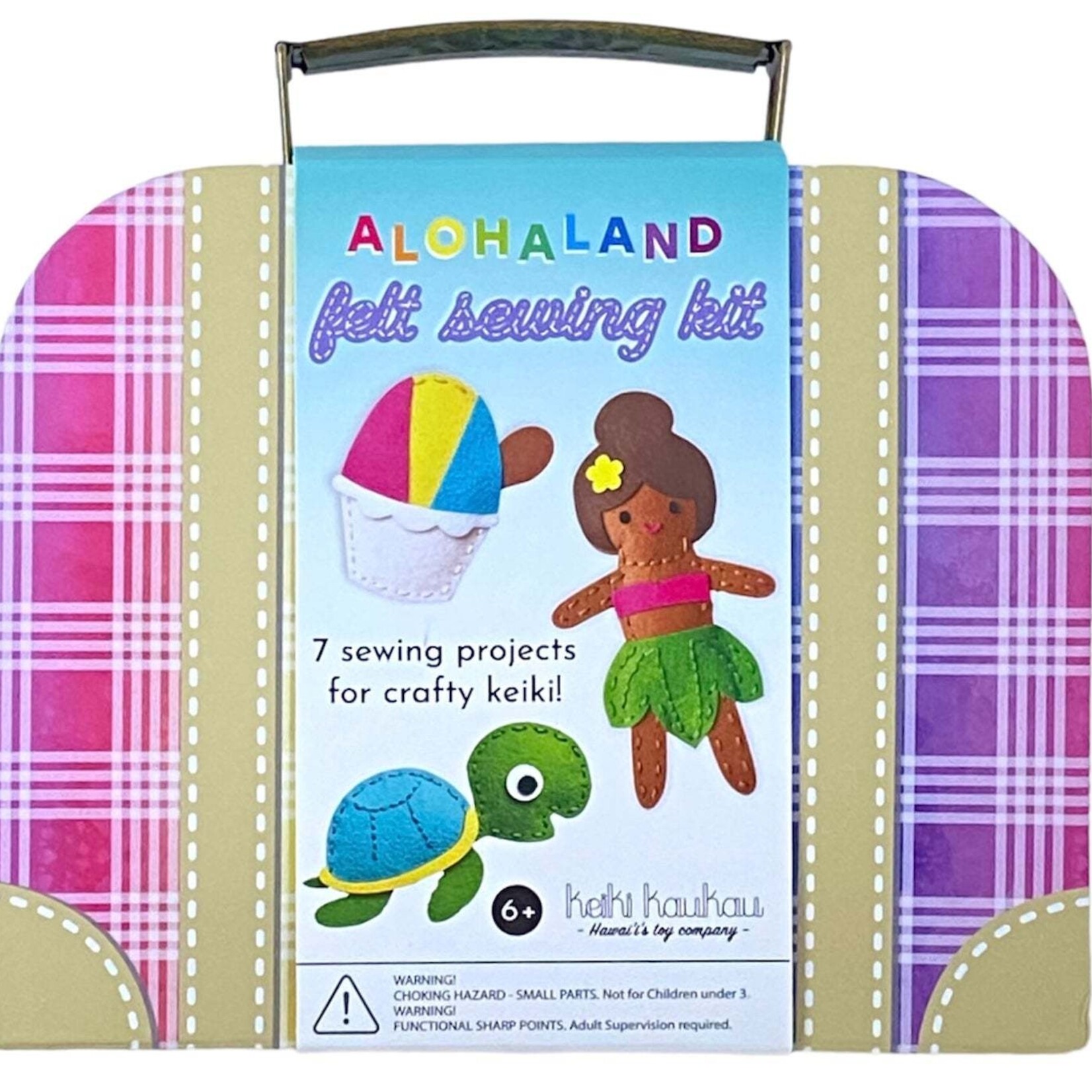 Sugar Skull ALOHALAND Felt Sewing Kit