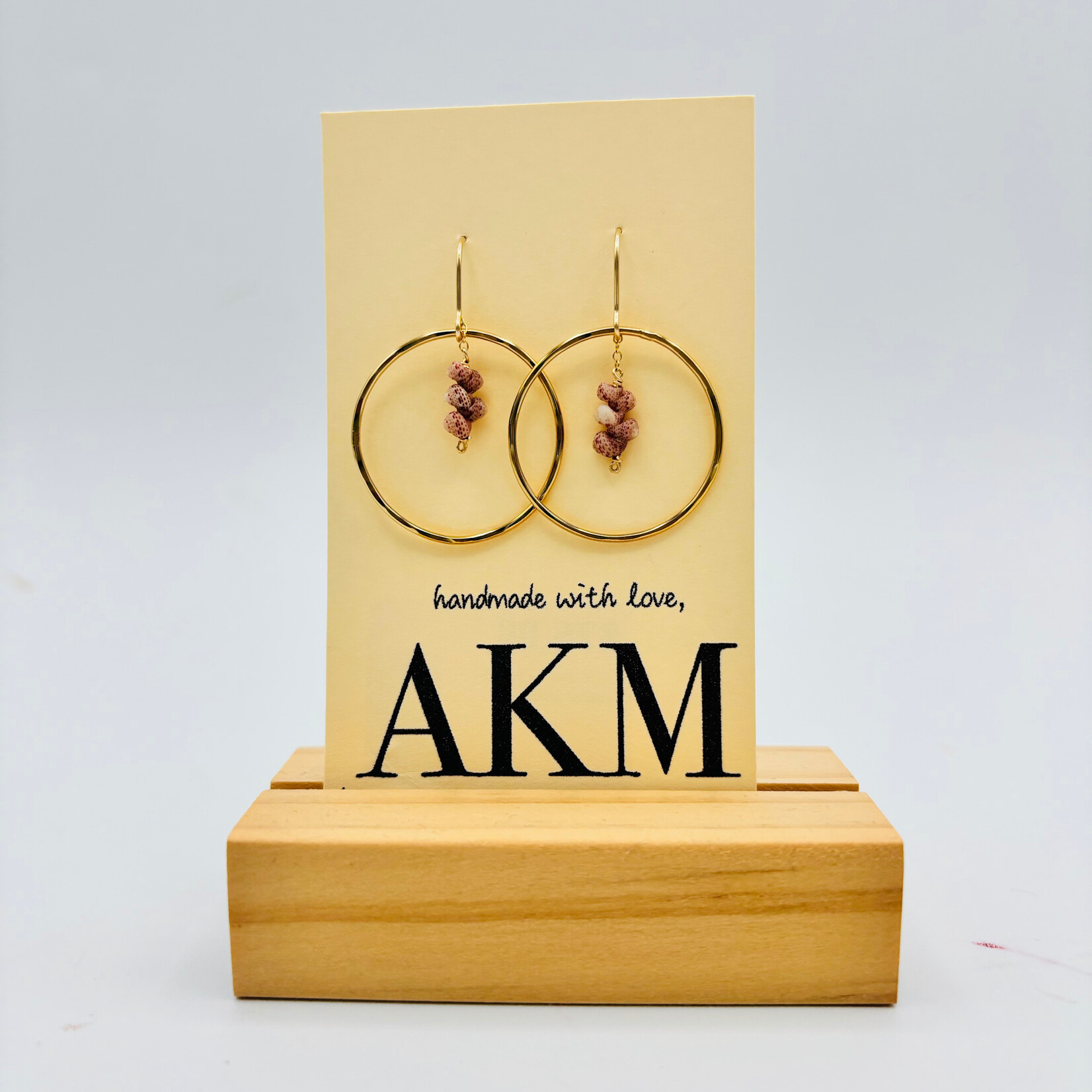 AlohilaniKineMea Po’ai Nui — Niihau Hoop Earrings