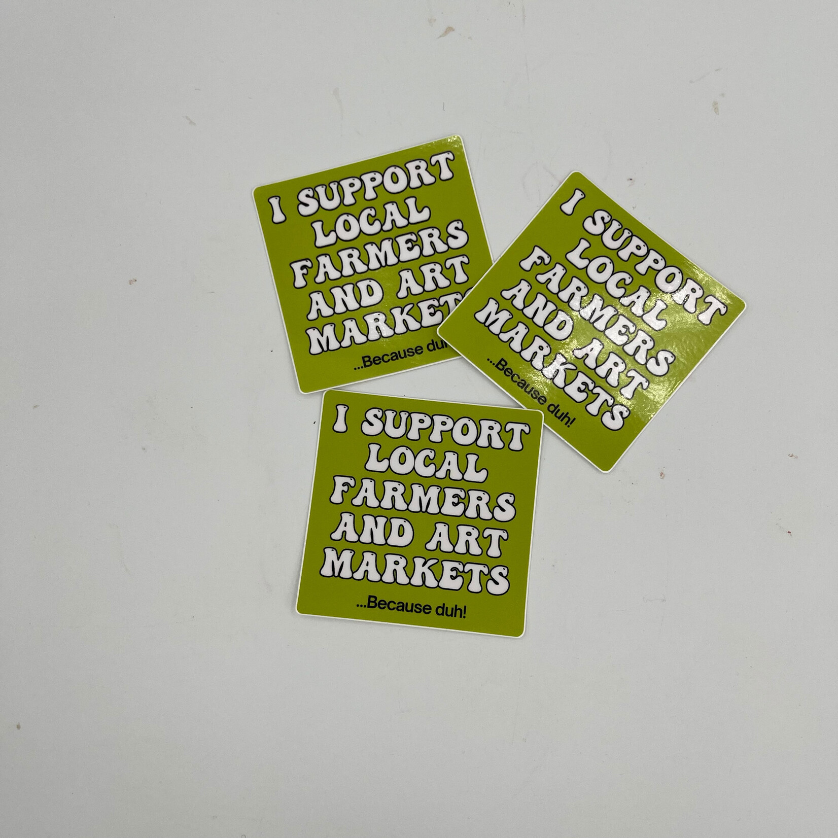 The HK Experience I Support Local Farmers Sticker