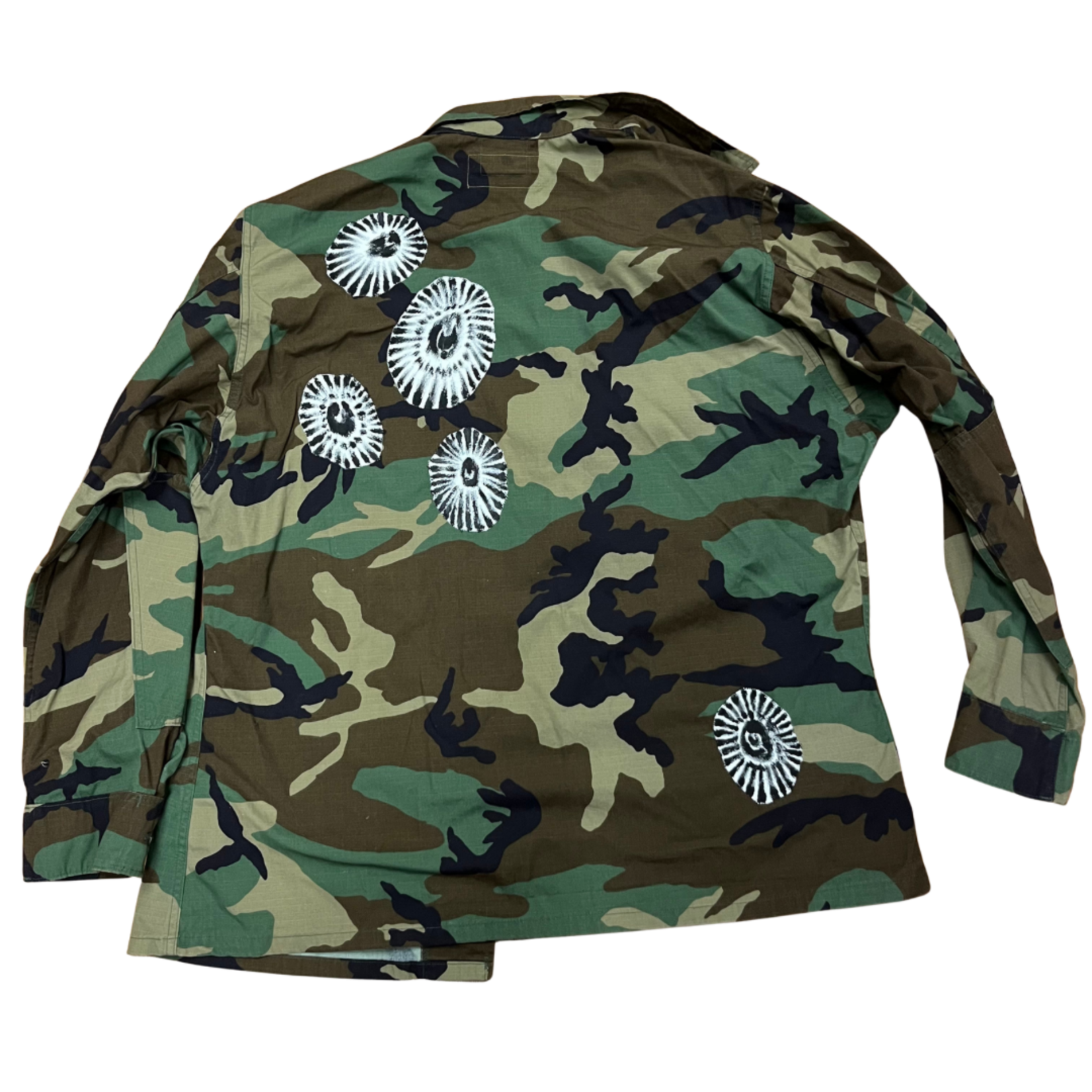 The HK Experience Upcycled Camo Jacket - 'Opihi -XL