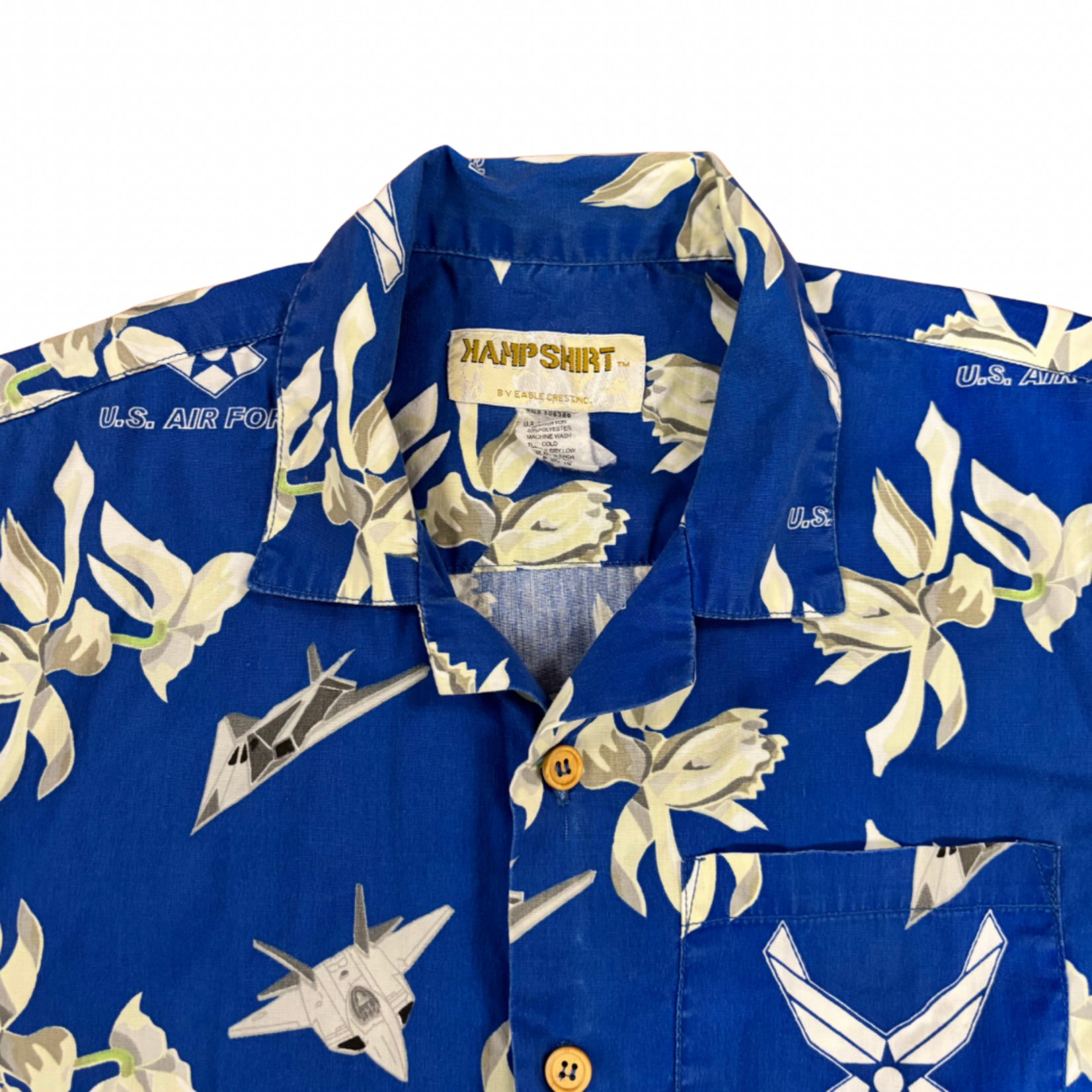Mission Zero Reloved - Air Force Orchids and Bombers Blue XL