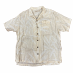 Mission Zero Men’s Aloha Shirt Tommy Bahama XL - 100% linen palm leaf