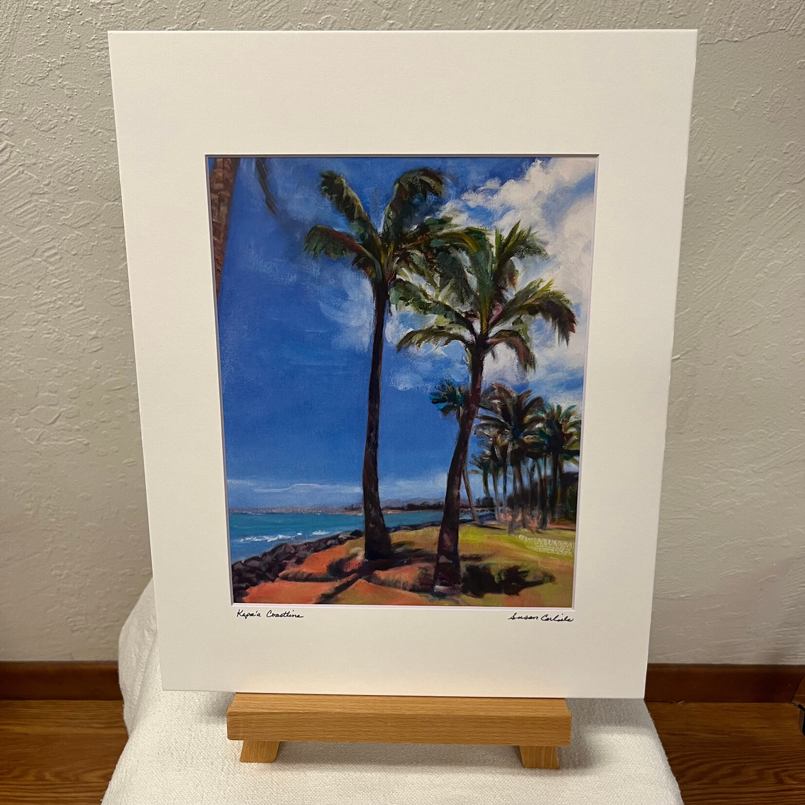 Susan Carlisle Kapaa Coastline Print