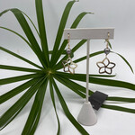 Shell Of A Life GKS Tahitian Pearl + MOP Plumeria Earrings GF