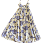 Mission Zero Women's Vintage Dress - Handmade No Label -  Metal Zipper Purple Pastel *AS IS*