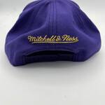 Mission Zero Lakers Mitchell and Ness hat w/black mamba Kobe pin