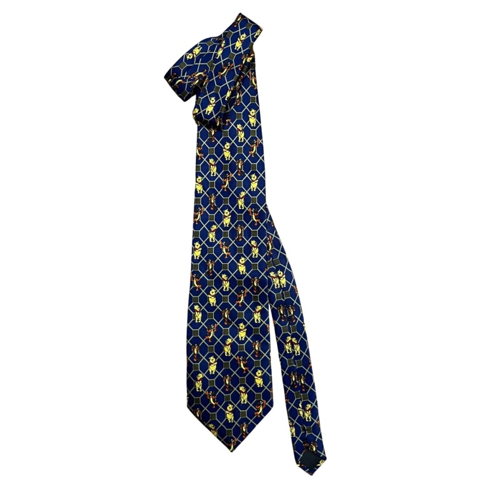 Mission Zero Reloved Tie - Pooh and Tigger Diamond Print