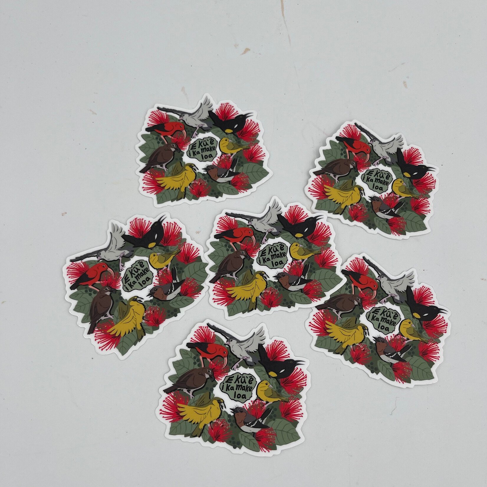 Kaua'i Forest Bird Recovery Project E Ku’e i ka make loa Sticker