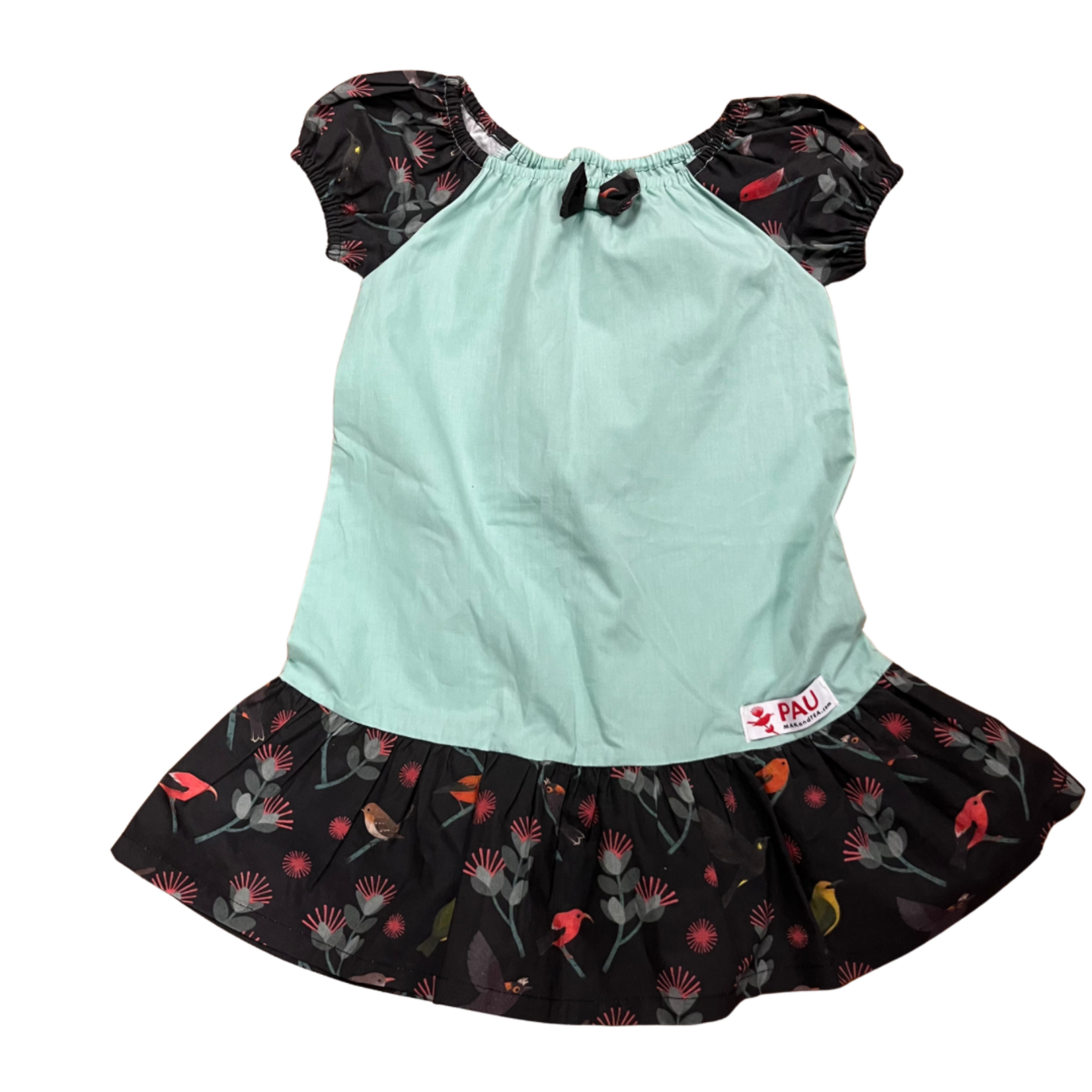 Kaua'i Forest Bird Recovery Project Keiki Girls/Toddler Forest Bird Dress - Black & Green