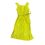 Mission Zero Women’s Vintage Dress - S - Made in Hawaii - Gold and Green Swirl