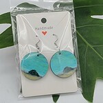 Piazza Art Honu at Poipu Piazza Art Stainless Steel Circle Earrings
