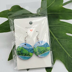 Piazza Art Hanalei Bay Piazza Art Stainless Steel Circle  Earrings