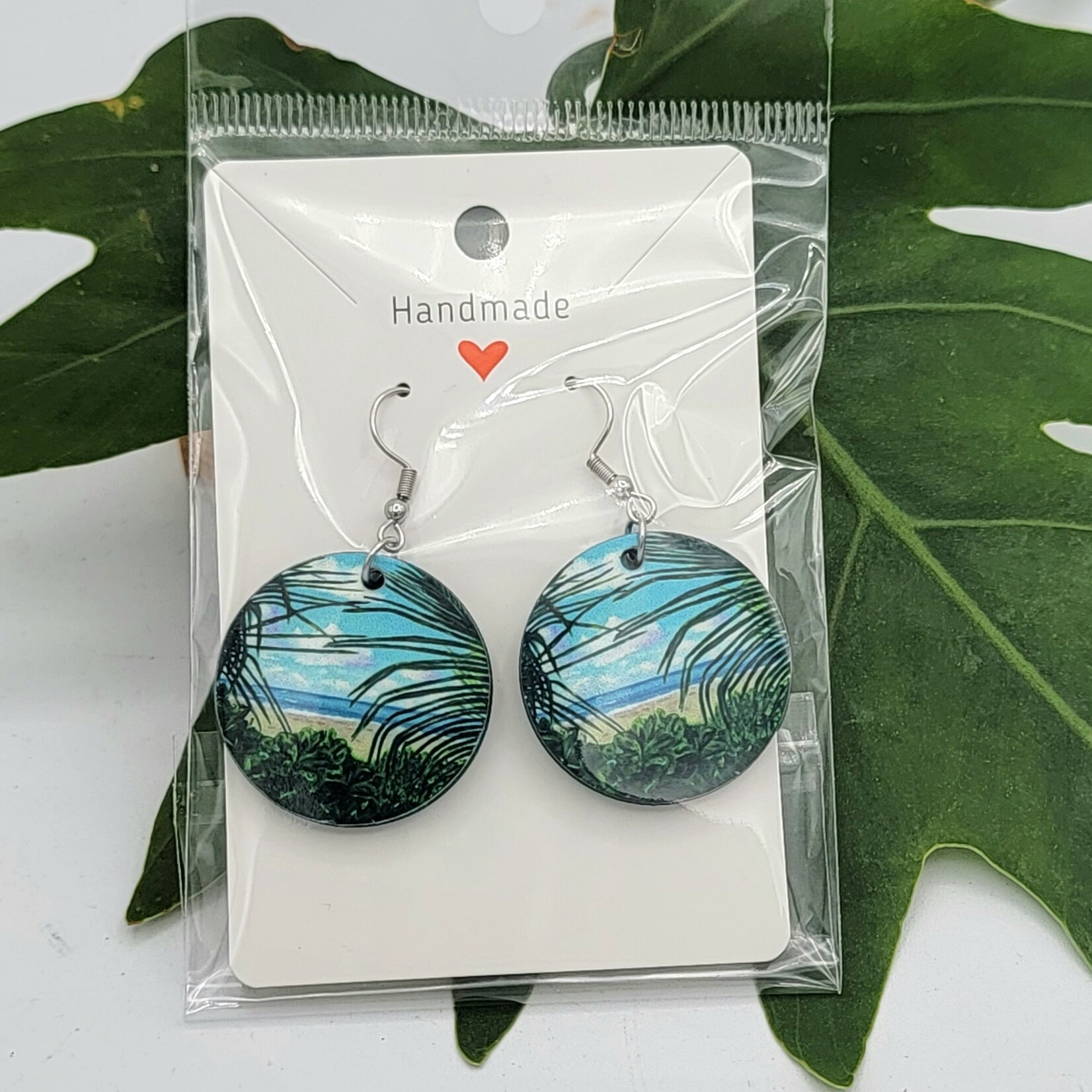 Piazza Art Hidden Gem Piazza Art Stainless Steel Circle Earrings