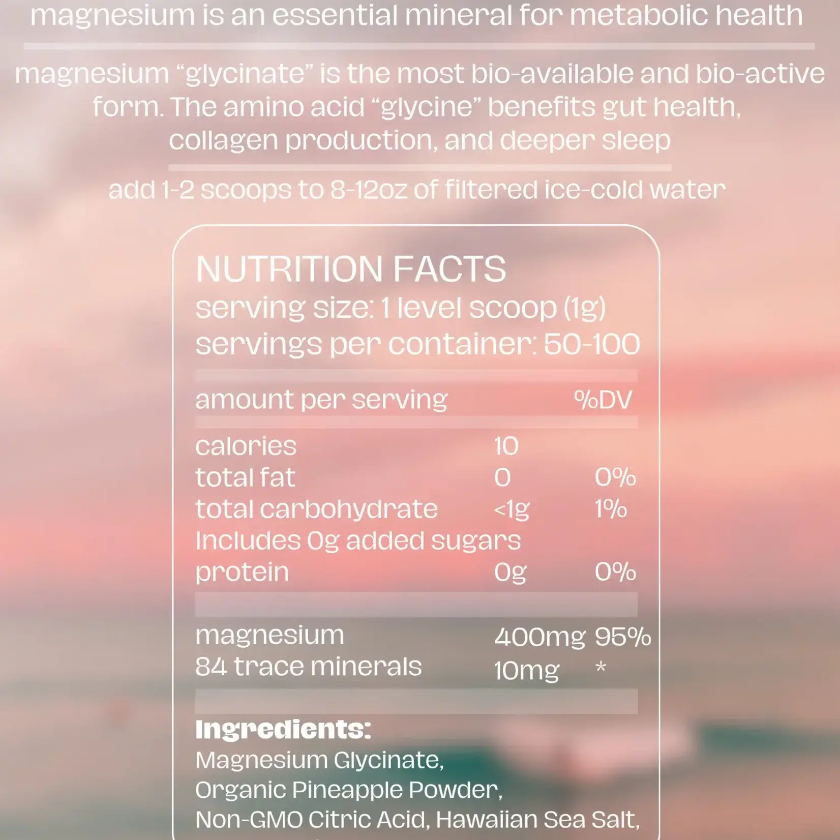 Hawaiian Health Co. Pineapple Magnesium