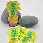 Piazza Art Pineapple @Piazza.Art Vinyl Sticker 4”