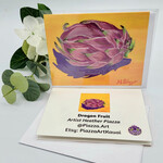Piazza Art Dragon Fruit @Piazza.Art Card 4 1/2” x 5 1/2”
