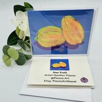 Piazza Art Star Fruit @Piazza.Art Card 4 1/2” x 5 1/2”