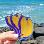 Piazza Art Apple Bananas @Piazza.Art Vinyl Sticker 3 1/2”