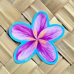 Piazza Art Plumeria @Piazza.Art Vinyl Sticker 2 1/2”